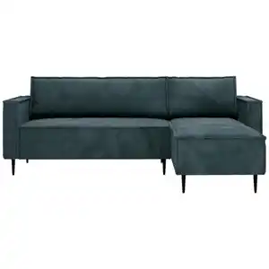 Livetastic Ecksofa, Petrol, Textil, 3-Sitzer, Füllung: Schaumstoff, L-Form, einmalig seitenverkehrt montierbar, 223x151 cm, Made in EU, Wohnzimmer, Sofas & Couches, Wohnlandschaften, Ecksofas