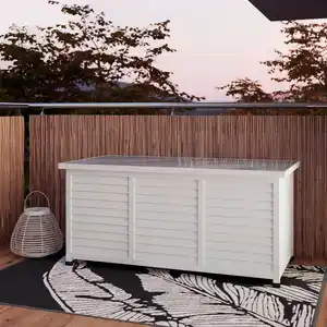 Kissenbox Biona Weiß aus Echtholz, Weiß