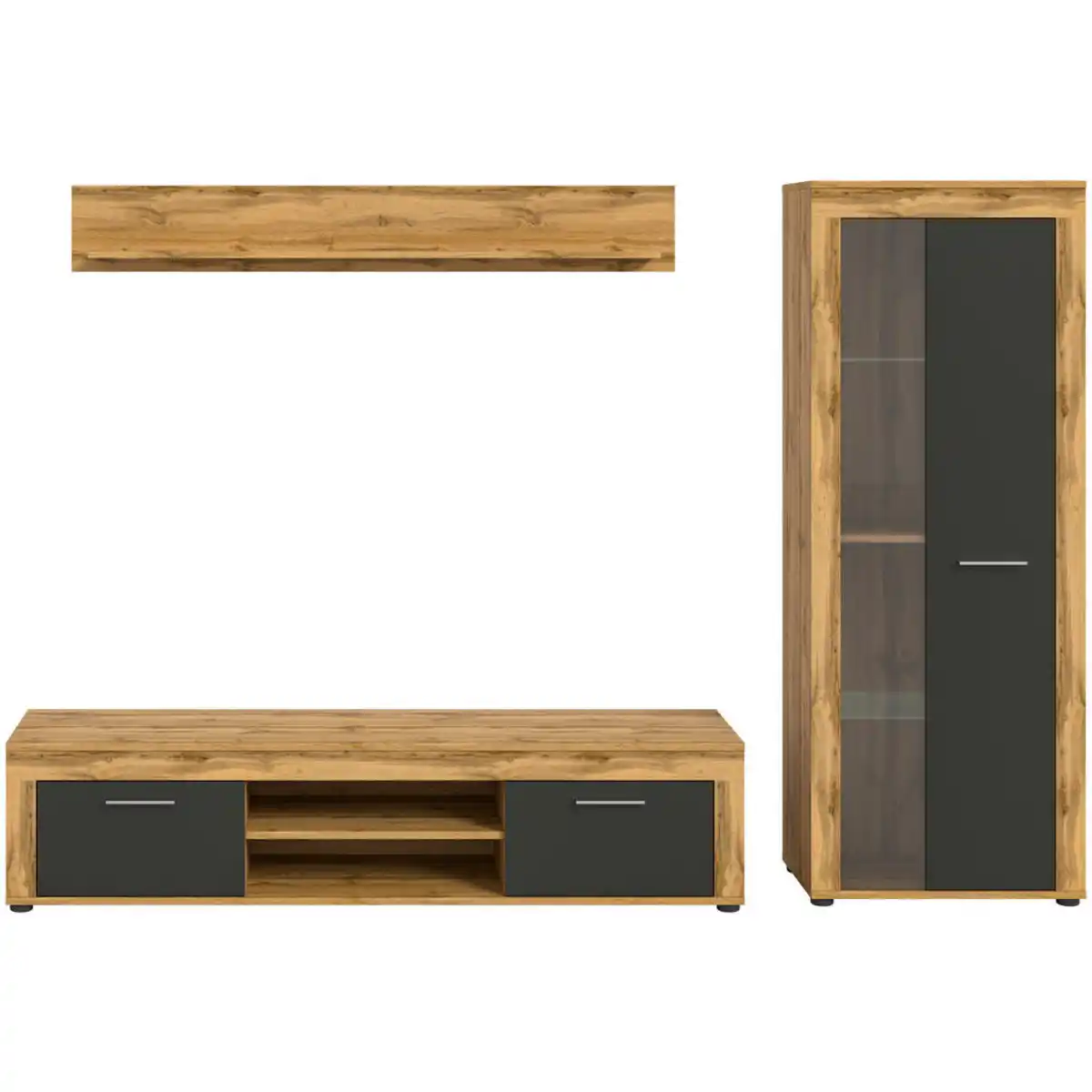 Bild 1 von Mid.you Wohnwand, 235x159x35 cm, Wohnzimmer, Wohnwände, Anbauwände