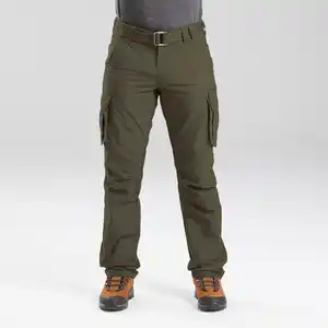 FORCLAZ Cargohose Herren Backpacking - Travel 100 khaki