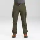 Bild 1 von FORCLAZ Cargohose Herren Backpacking - Travel 100 khaki