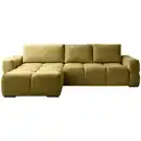 Bild 1 von Stylife Ecksofa, Senfgelb, Textil, 4-Sitzer, Füllung: Schaumstoff, seitenverkehrt montierbar, L-Form, 299x173 cm, Stoffauswahl, Liegefunktion, seitenverkehrt erhältlich, Schlafen auf Sitzhöhe, Rü