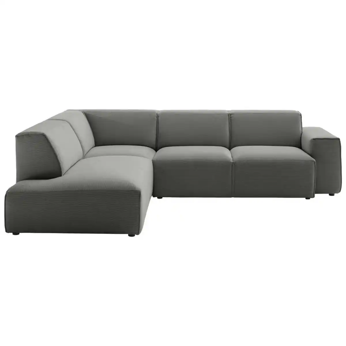 Bild 1 von Pure Home Lifestyle Ecksofa, Grau, Textil, 3-Sitzer, Ottomane links, L-Form, 270x210 cm, Goldenes M, Oeko-Tex® Standard 100, DGM-Klimapakt, DGM-Emissionslabel, Typenauswahl, Lederauswahl, Stoffauswa