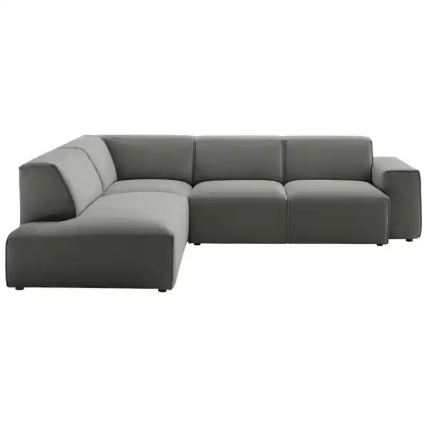 Bild 1 von Pure Home Lifestyle Ecksofa, Grau, Textil, 3-Sitzer, Ottomane links, L-Form, 270x210 cm, Goldenes M, Oeko-Tex® Standard 100, DGM-Klimapakt, DGM-Emissionslabel, Typenauswahl, Lederauswahl, Stoffauswa