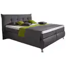 Bild 1 von Carryhome Boxspringbett, Anthrazit, Textil, H3, 7,7-Zonen, Höhe ca. 17 cm, 180x200 cm, Made in Germany, DGM-Klimapakt, Stoffauswahl, Matratze in verschiedenen Härtegraden erhältlich, Schlafzimmer,