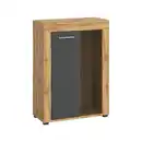 Bild 1 von Mid.you Vitrine Jam, Anthrazit, Kunststoff, 1 Fächer, 86x60x35 cm, FSC Mix, Esszimmer, Vitrinen