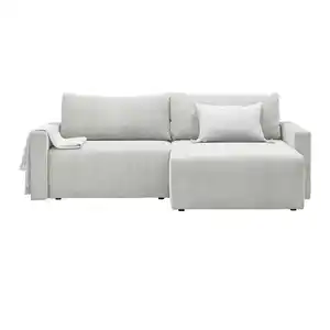 Ecksofa Dios Weiß, Weiß
