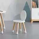 Bild 1 von Kinderstuhl Leni Weiß Echtholz, Weiß, Pinienfarben