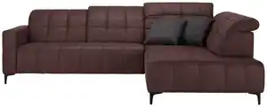Ecksofa Panama rechts Braun, Braun
