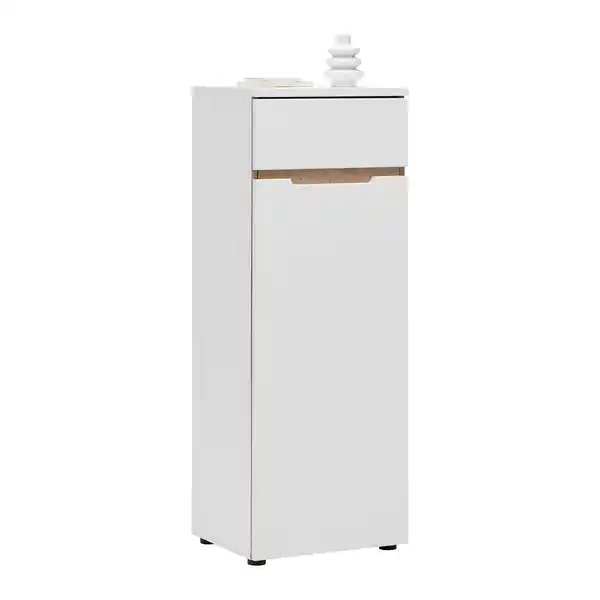 Bild 1 von Kommode Dallas Weiß/Eiche Artisan, Weiß, Eiche Artisan