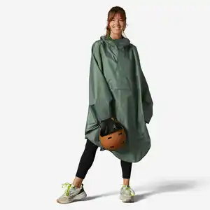 BTWIN Fahrrad Regenponcho City 100 grĂĽn