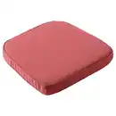 Bild 1 von Sitzkissen, Rot, Textil, Uni, Füllung: Schaumstoff, 48x46 cm, pflegeleicht, hochwertige Qualität, formstabil, langlebig, wetterfest, Outdoor-Kissen, Outdoor-Sitzkissen