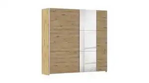 Schwebetürenschrank Spiegel Artisan Eiche 218 cm - rauch - KRONACH