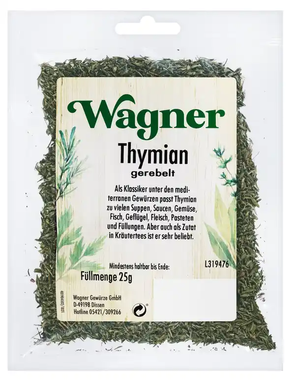 Bild 1 von WAGNER Thymian, 25-g-Packg.