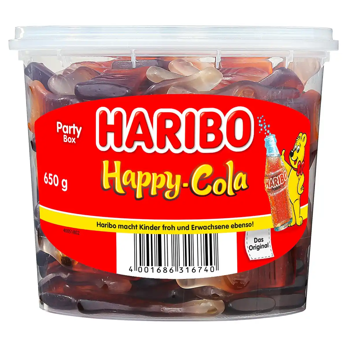 Bild 1 von HARIBO Happy Cola 650 g