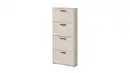 Bild 1 von Schuhschrank beige 4-türig 59 x 136 cm - SAMMY
