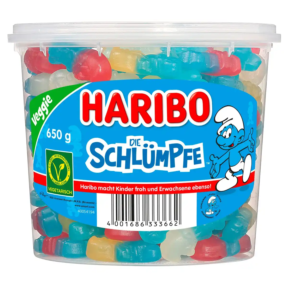 Bild 1 von HARIBO Schlümpfe 650 g