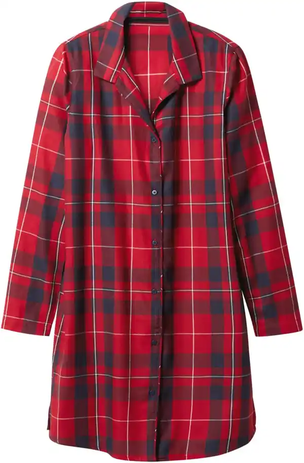 Bild 3 von OYANDA® Damen-Flanell-Bigshirt