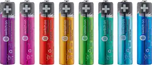 SWITCH ON® NiMH-Akkus »AAA«, 8-St.-Packg.