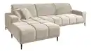 Bild 1 von Ecksofa Cord beige ausziehbar - Sitztiefenverstellung 286 cm - OT links - MARISOL