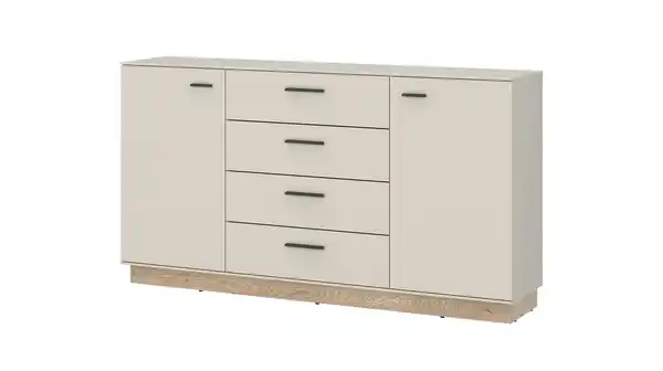 Bild 1 von Sideboard mit 4 Schubladen beige - Eiche 155 cm - MEOLO