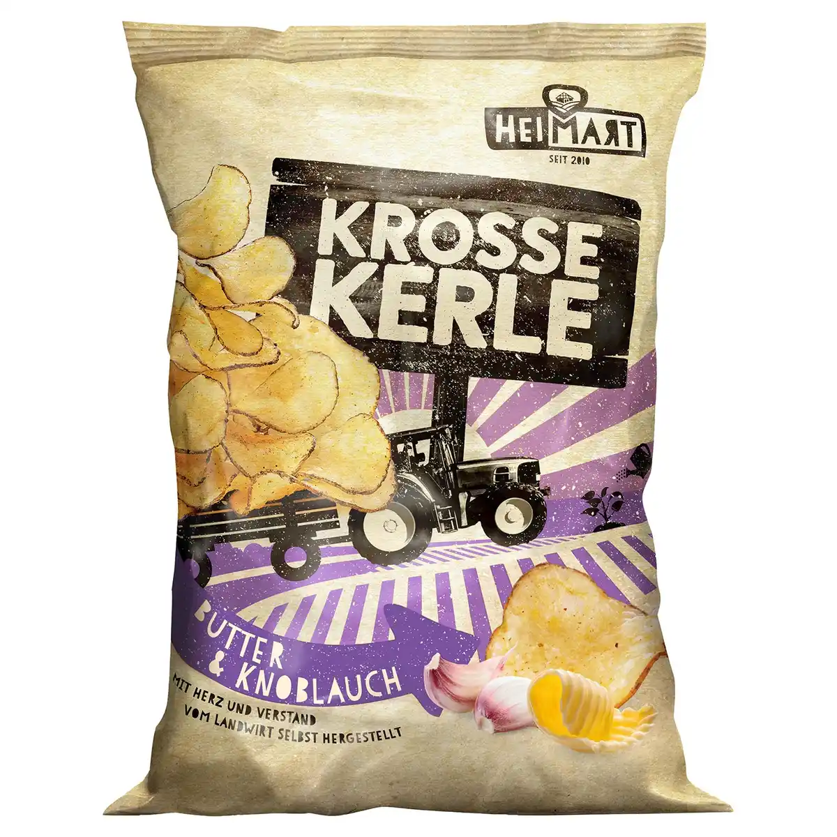 Bild 1 von HEIMART Krosse Kerle 115 g, Butter Knoblauch