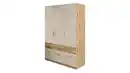 Bild 1 von Kleiderschrank mit Schublade beige Eiche 136 cm - rauch - CELLE