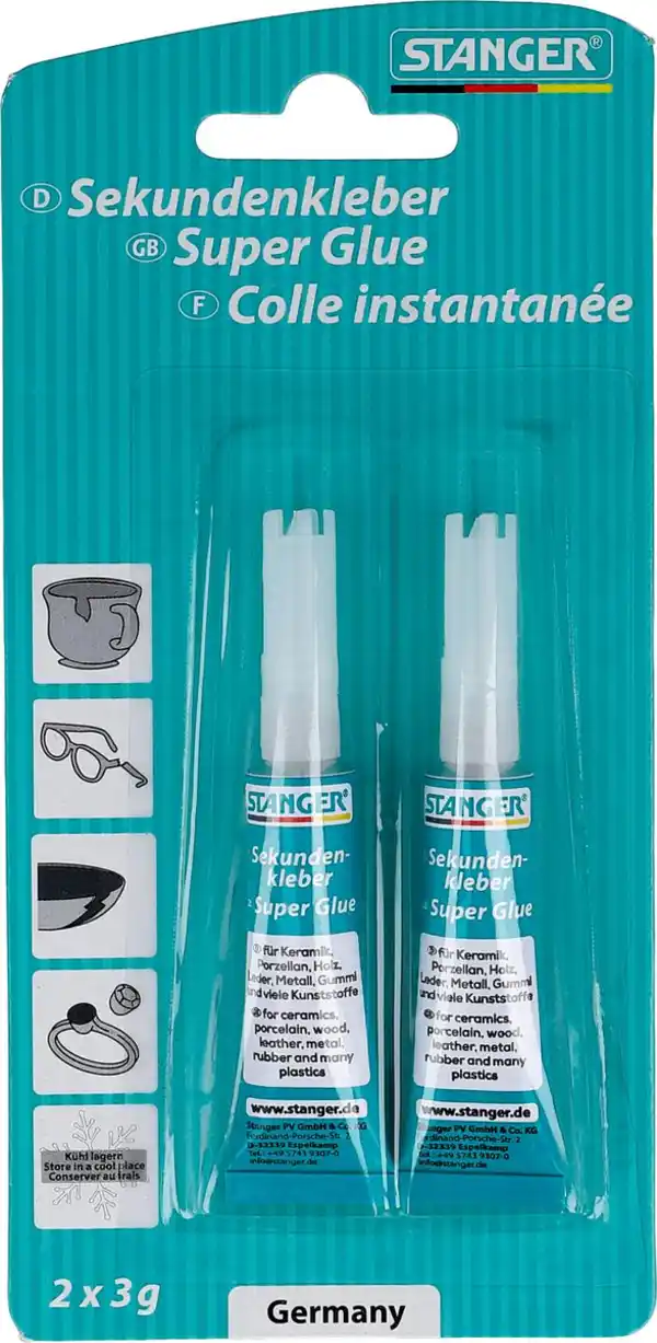 Bild 1 von Sekundenkleber, 2-St.-Packg.