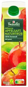 K-FAVOURITES Premium-Apfelsaft naturtrüb, Direktsaft, 1-l-Packg.