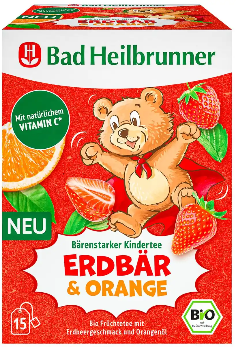 Bild 1 von BAD HEILBRUNNER Bärenstarker Bio-Kindertee, 15 Btl. = 30-g-Packg.