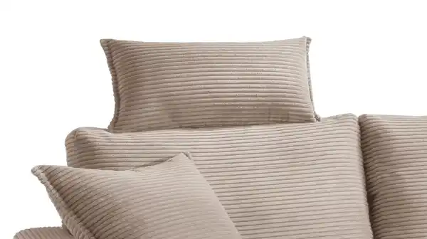 Bild 1 von Kopfstütze Cord beige - 50 x 25 cm - SUMMER