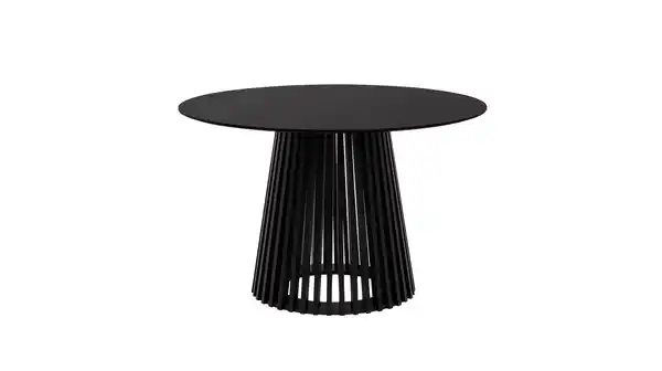 Bild 1 von Couchtisch rund schwarz 60 x 60 cm Wohnzimmertisch - GARLE