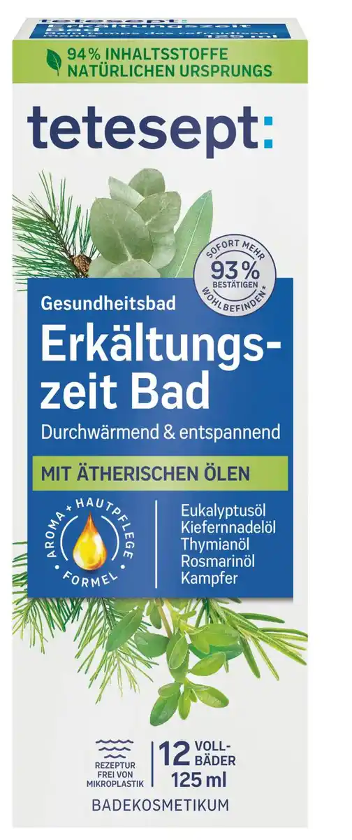 Bild 1 von TETESEPT Erkältungsbad, 125-ml-Fl.