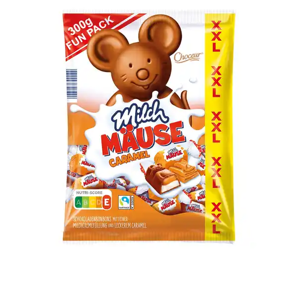 Bild 1 von CHOCEUR Milch Mäuse XXL 300 g, Karamell