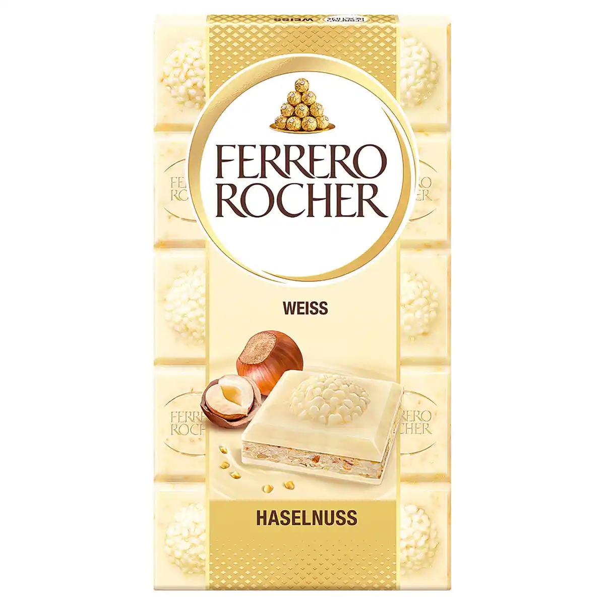 Bild 1 von FERRERO Schokoladen 90 g, Rocher Weiß