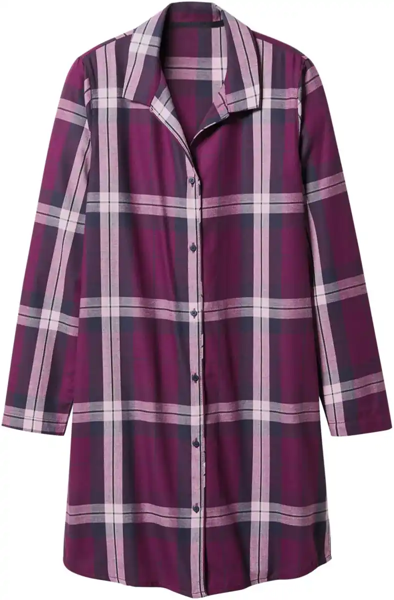 Bild 2 von OYANDA® Damen-Flanell-Bigshirt