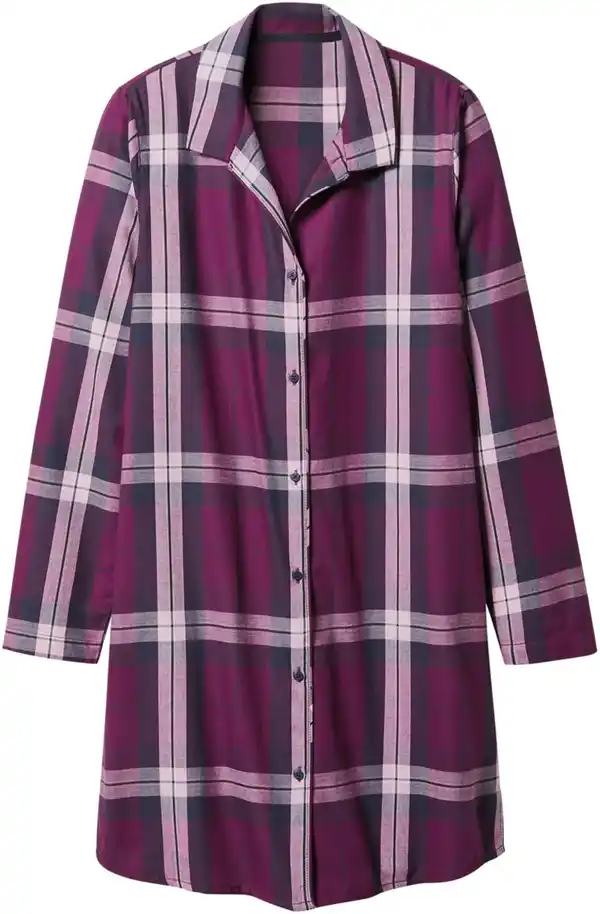 Bild 2 von OYANDA® Damen-Flanell-Bigshirt
