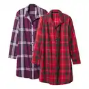Bild 1 von OYANDA® Damen-Flanell-Bigshirt