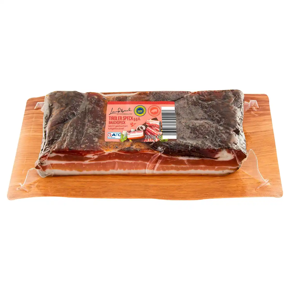Bild 1 von LANDBECK Tiroler Speck g.g.A. 350 g, Bauchspeck