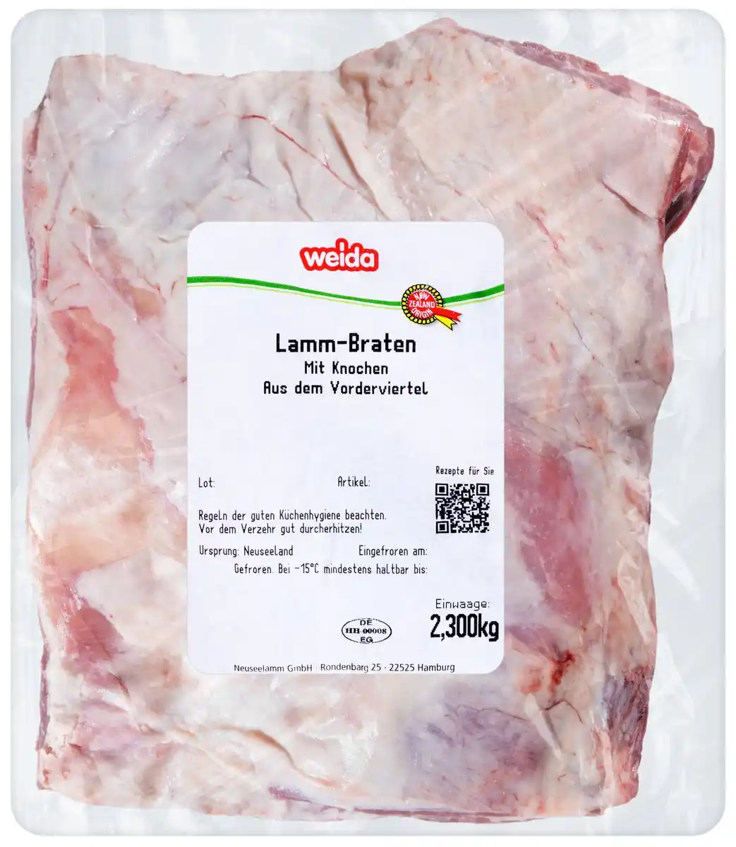 Bild 1 von WEIDA Neuseel. Lammbraten, kg