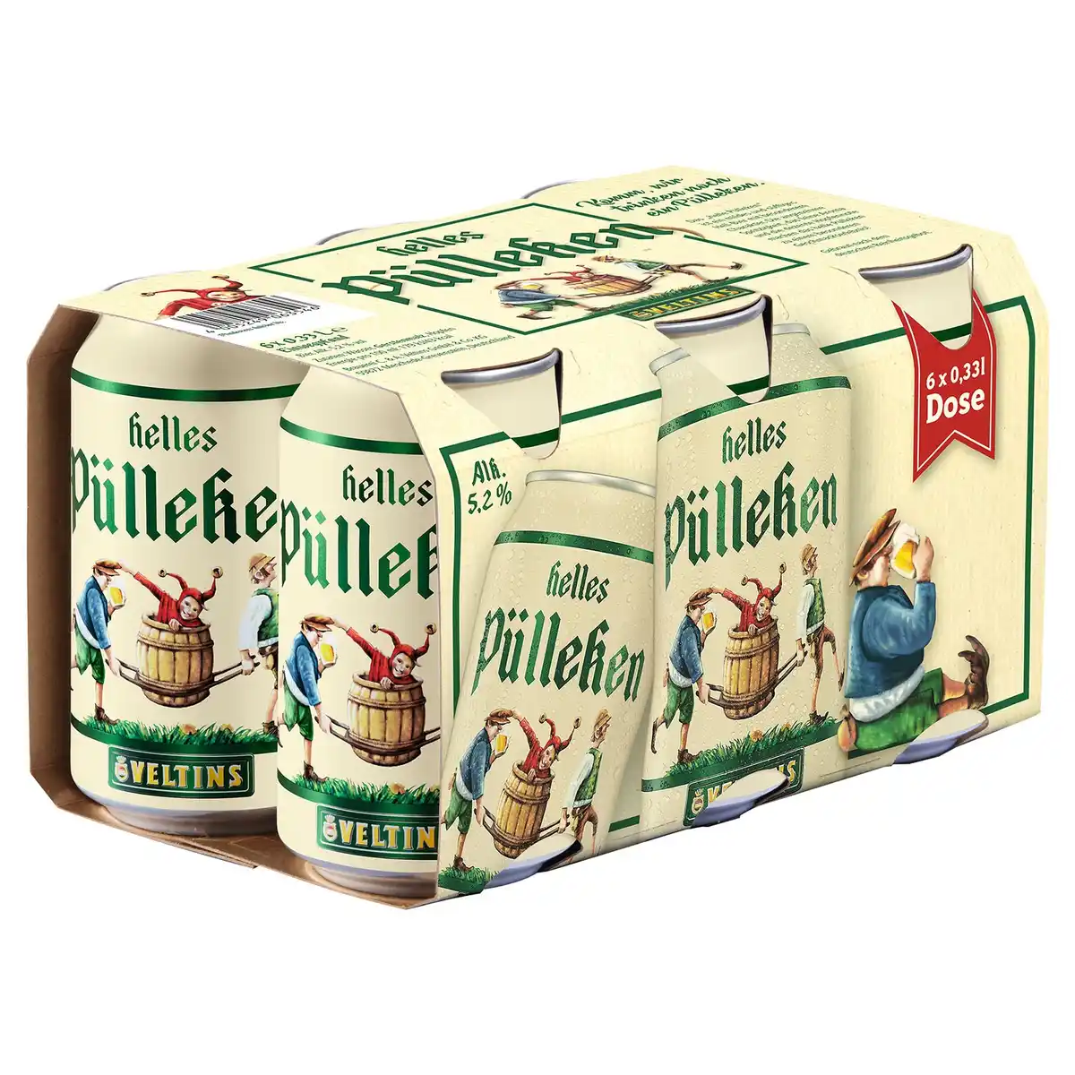 Bild 1 von VELTINS Helles Pülleken 6 x 330 ml