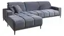 Bild 1 von Ecksofa Cord grau ausziehbar - Sitztiefenverstellung 286 cm - OT links - MARISOL