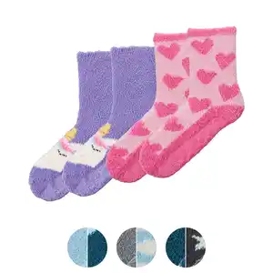 LILY & DAN Kinder-Anti-Rutsch-Socken, 2er-Pack