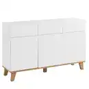 Bild 1 von Sideboard mit Melaminbeschichtung, ca. 135 x 39,5 x 85 cm – Weiß