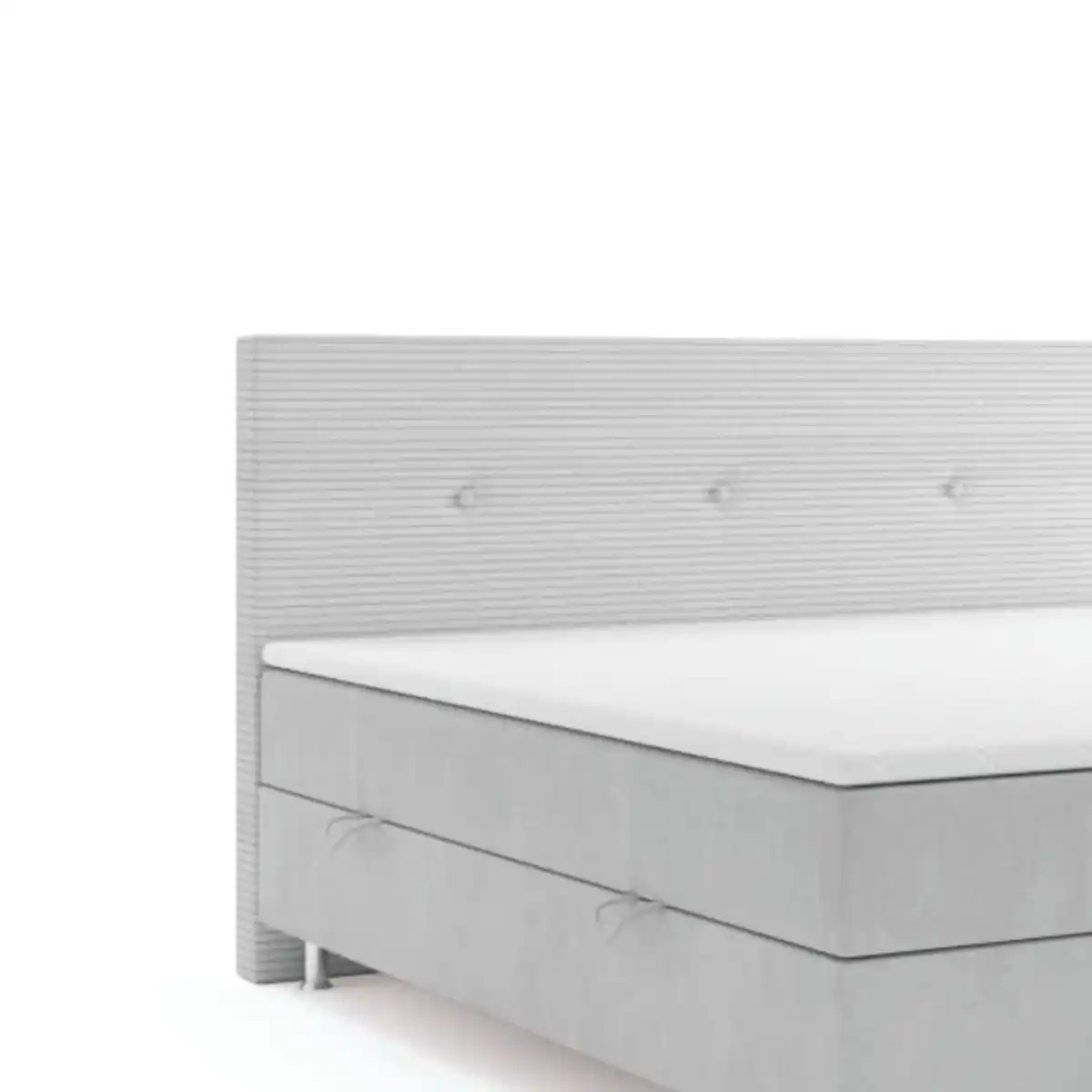 Bild 2 von Boxspringbett RIO mit Bettkasten, ca. 180 x 200 cm - Grau