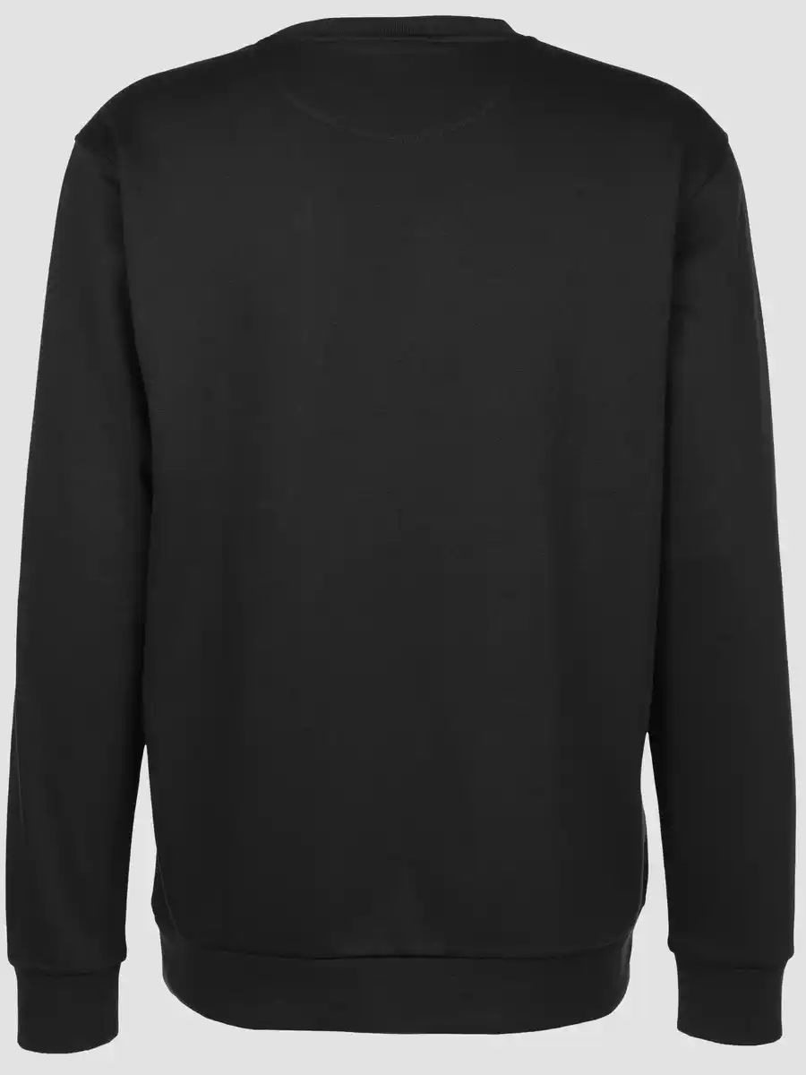 Bild 2 von Herren Sweatshirt unifarben Schwarz