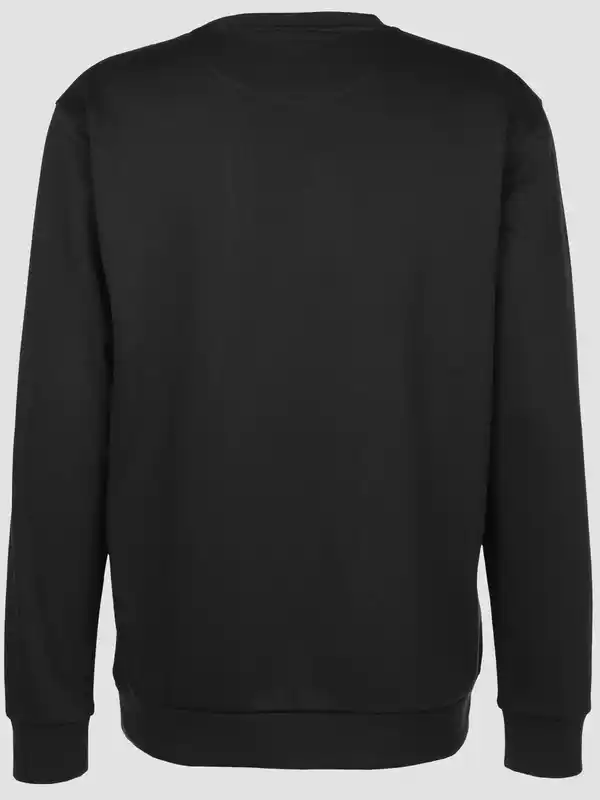 Bild 2 von Herren Sweatshirt unifarben Schwarz