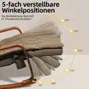 Bild 3 von Elektrischer Massage-Schaukelstuhl, ca. 126 x 64 x 81 cm - Hellbraun