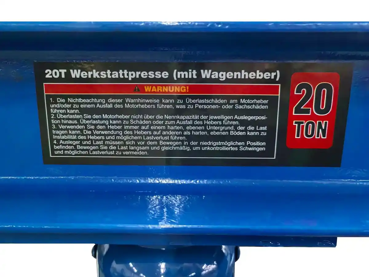 Bild 2 von Werkstattpresse, Traglast 20 T