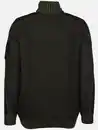 Bild 2 von Herren Stricktroyer mit Stickerei Oliv